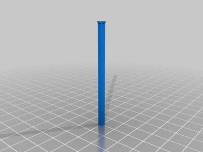 capped plastic shaft JJ