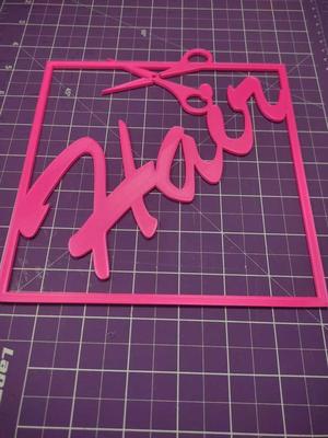 Frame Nail - Hair (Quadro para Esmalteria)