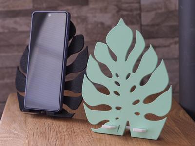 Monstera phone holder