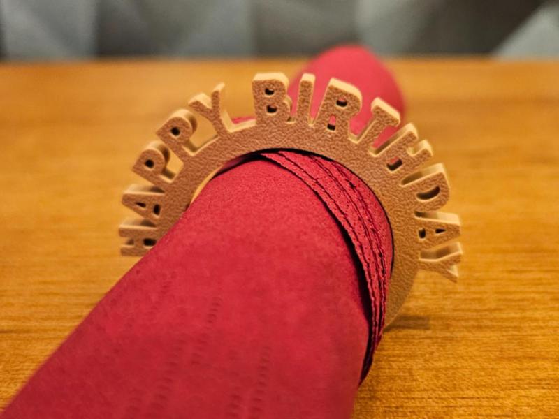 Serviettenring Deko HAPPY BIRTHDAY