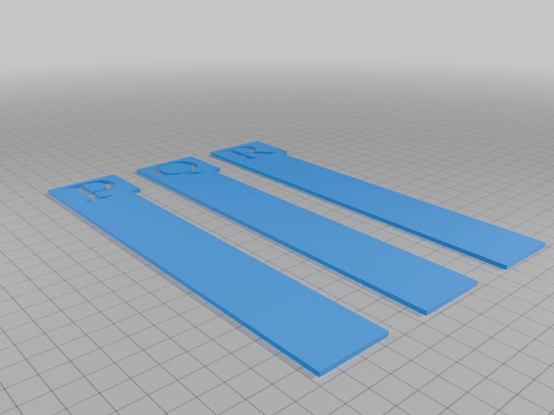 DVD alphabet sorter- vertical