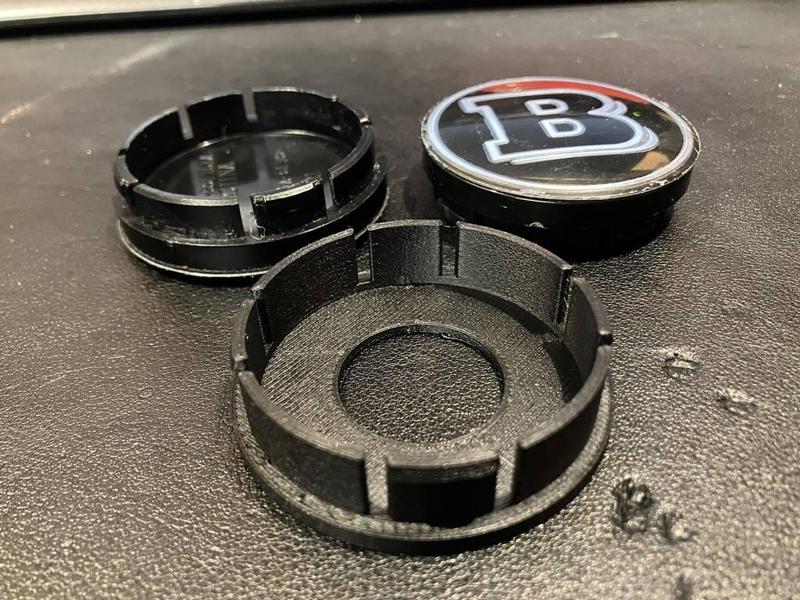 Smart Brabus Felgendeckel mit 3mm mehr Tiefe