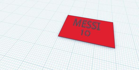 Messi stencil