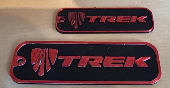 TREK Bike Keychain with and without Logo