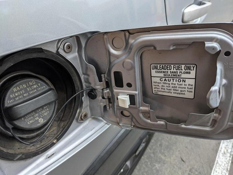 XV Crosstrek Fuel Door Temporary Spring Replacement v1