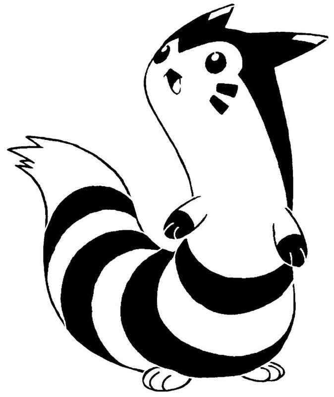 Furret stencil