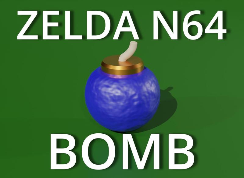 N64 Zelda Ocarina of Time Bomb