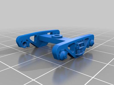 Tasrail FW two bolster log wagon HOn3.5