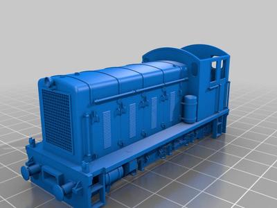 Mt Isa Mines Drewry locomotive HOn3.5