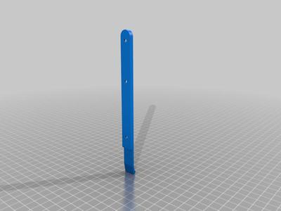 Hard Drive Rails With Screw Holes