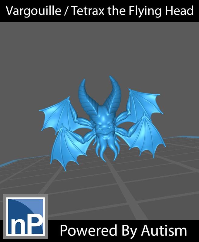 Vargouille / Tetrax  the Flying Head