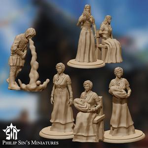 Medieval Citizens IV - Mother, Noblewoman, and Drunkard