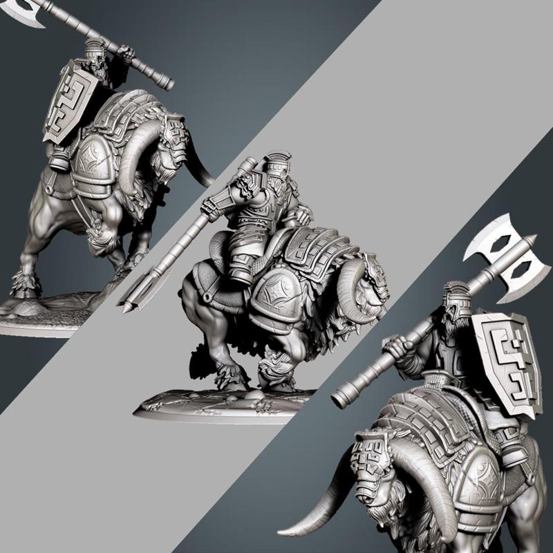 Dwarf mount 3 poses