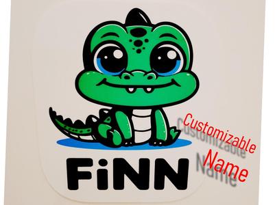 Baby Croc / Flat Logo / Childrens Door Sign
