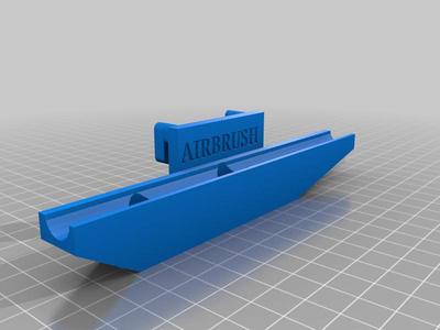 Airbrush holder for IKEA Skadis