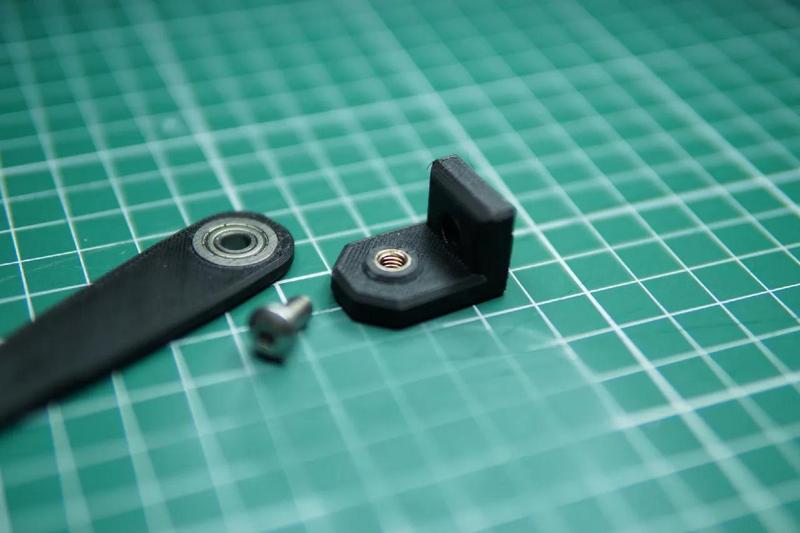 Voron Bowden tube guide with M5 Heatset Insert   