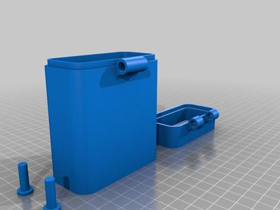 Playing Card case with hinge