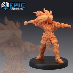 Eagle Hunter Spear / Aztec War Hero / Jungle Tribe / Forest Encounter