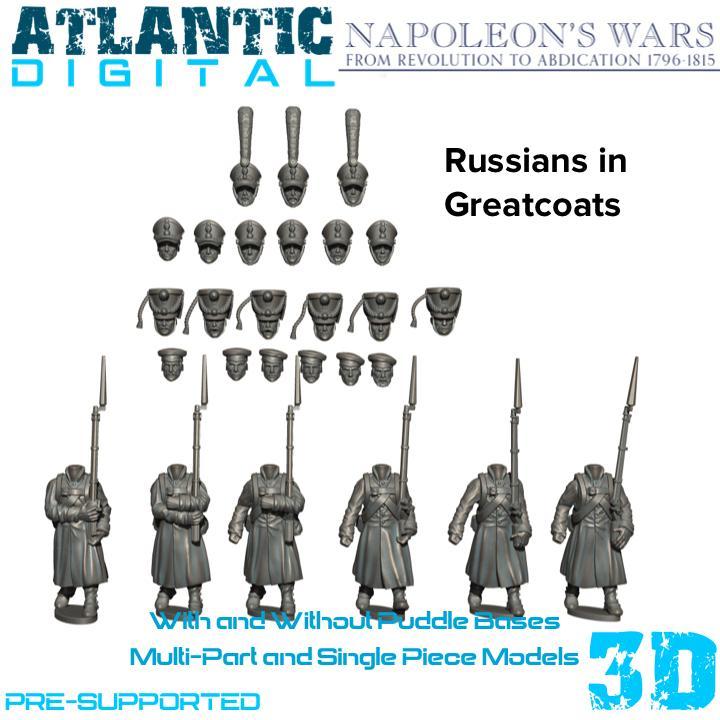 Napoleonic Russians in Greatcoats