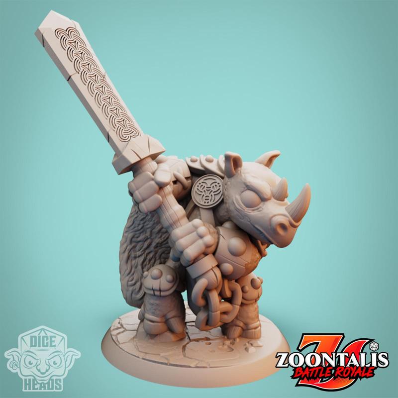 Rhino Fighter (pre-supported included)