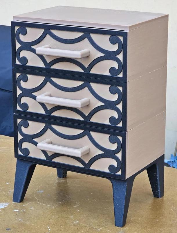 Modulare 3D-gedruckte Kommode – stapelbar & individuell anpassbar   