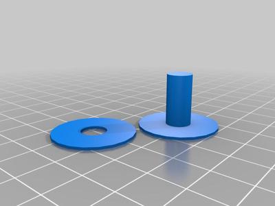 Alternative Axle for Ender 3 filament guides