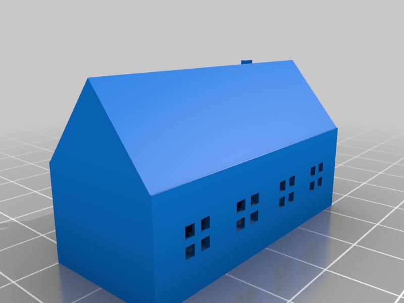 Basic house with windows 