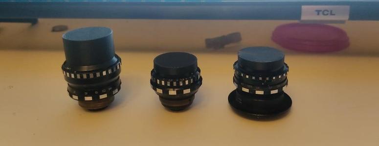 Kiev-16u Lens caps