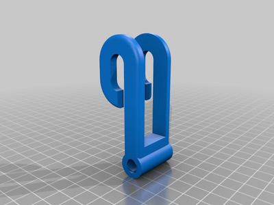 carabiner upright holder for top rope solo climbing