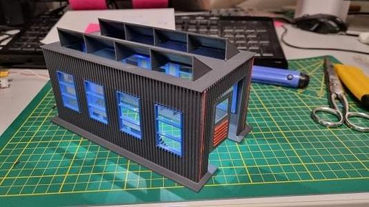 Small Engine Shed H0 scale