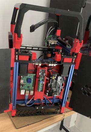 Rear Door Mod for Voron 0.1