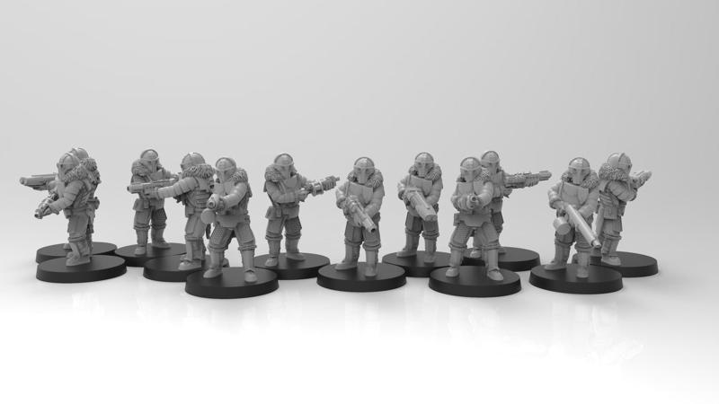 Lunar Auxilia Special Weapons - Presupported