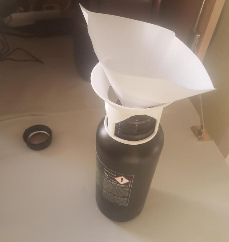 Resin Strainer Holder (FDM Printable)