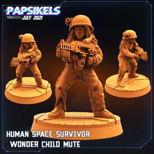 HUMAN SPACE SURVIVOR WONDER CHILD MUTE