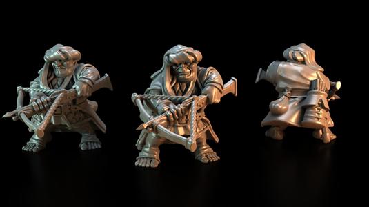 Halfling Witch Hunter with Crossbow