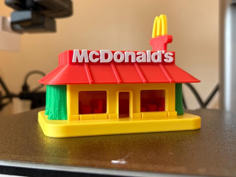 2025 McDonald's Welcome to Happy Meal Play House Shop Model Decoration Welcome to McDonald's
