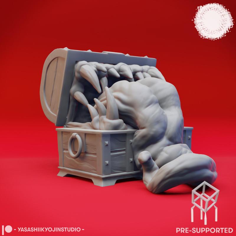 Exposed Mimic - Book of Beasts - Tabletop Miniature (Pre-Supported)
