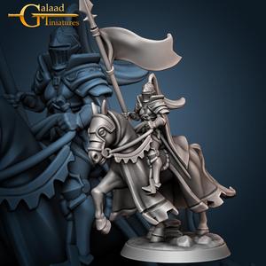 Female Knight Mounted Banner