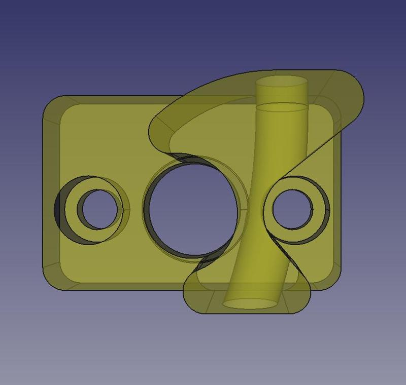 Ender 3 metal extruder filament guide for lead screw (updated 29.12.21 - 