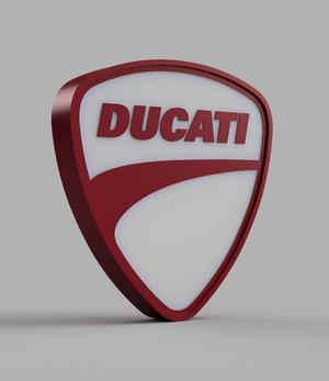 Ducati Logo Wall Decor&Lightbox