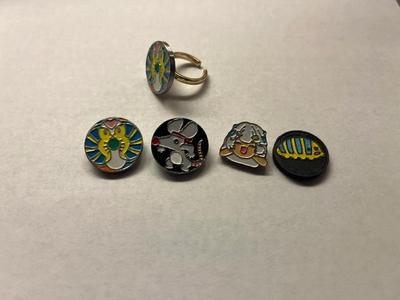 Pin and Spinner/Fidget Ring designs   