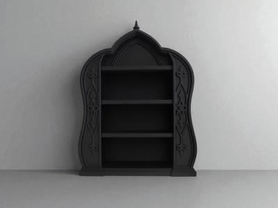 Cathedral Shelf Display Gothic Home Decor