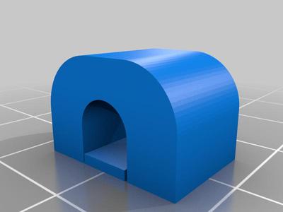 5mm wire holder for use with adhesive like command strips