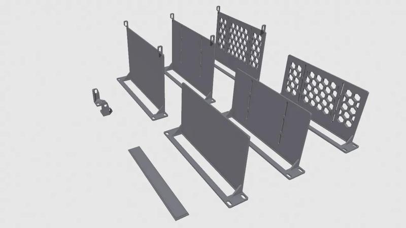 10 inch Rack Shelf Universal   