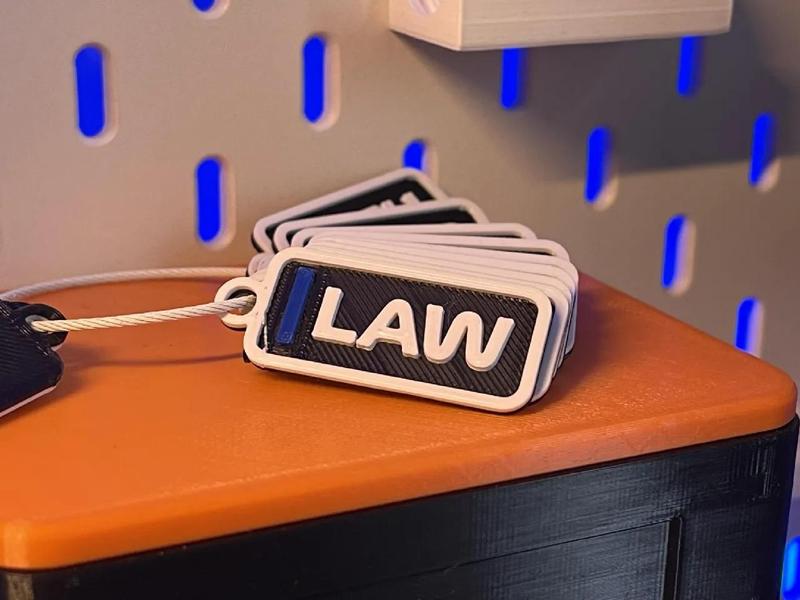 Liam Lawson - F1 Driver (Red Bull Racing) Leaderboard Keychain - Season 2025   