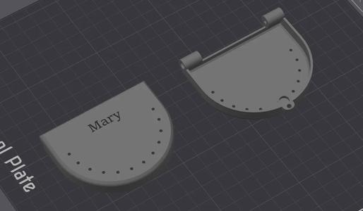 Mouth Guard Case with Magnets and Keychain hole   