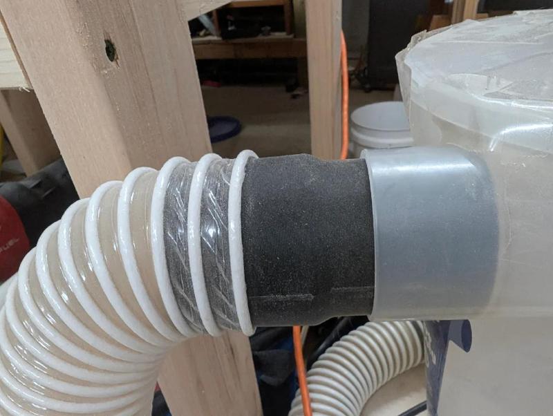 2.5in to 2.25in Shop Vac hose adapter   