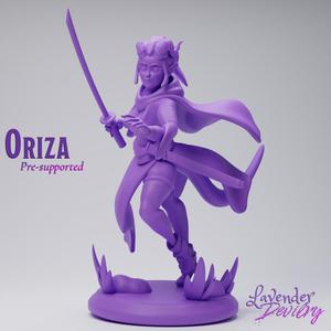 Oriza, Katana-wielding Tiefling Bard