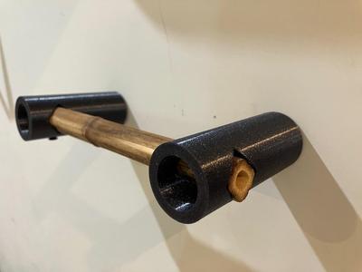 Bamboo Umbrella Wall Mount