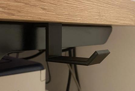 Headphone desk hanger